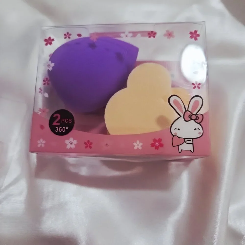 2 Pkg X 4pcs Powder Puff Makeup Sponge